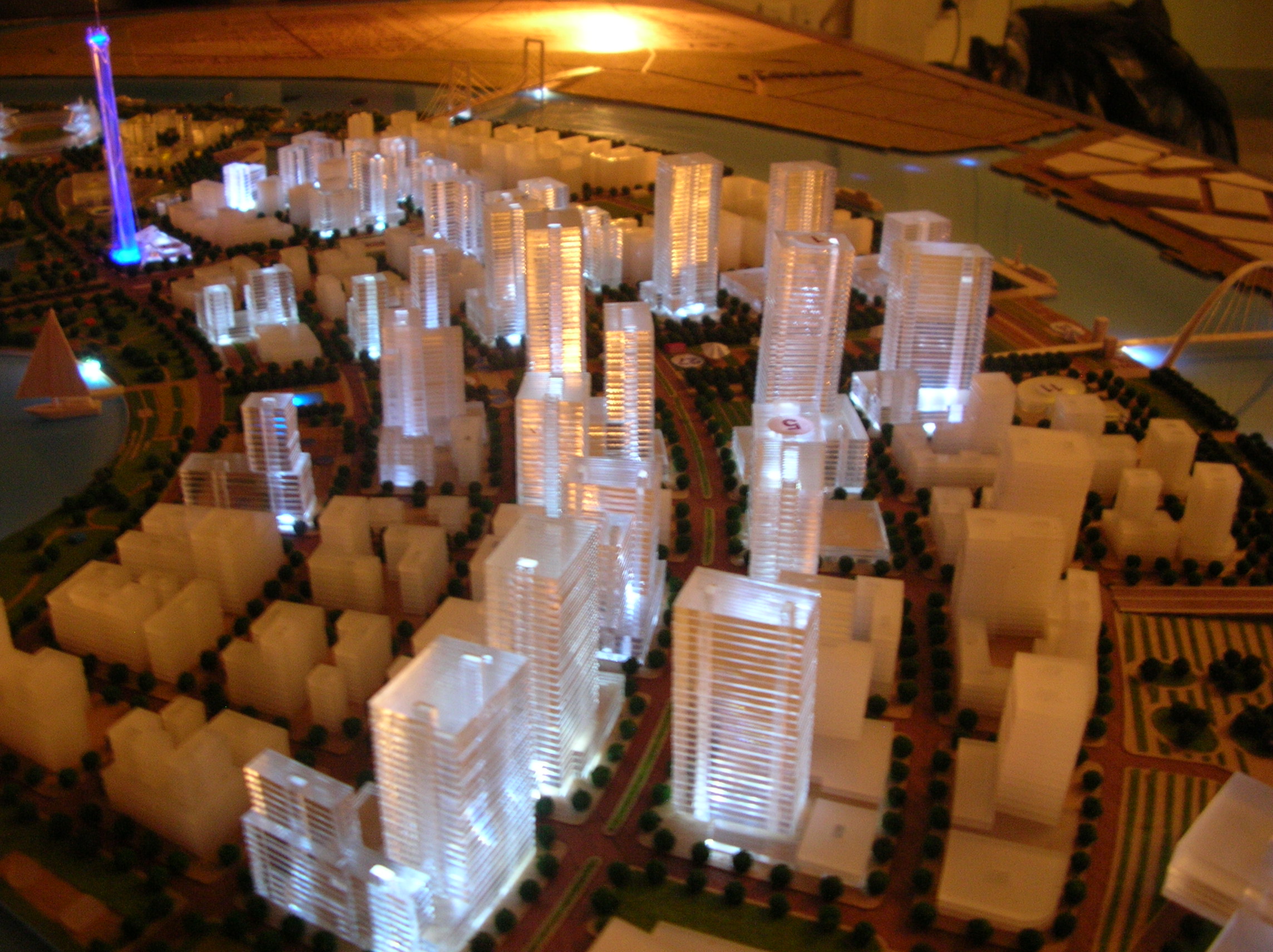 Mô Hình Kiến Trúc Thiết Kế Qui Hoạch Khu Đô Thị Mới Thủ Thiêm Tại Archi-Bao