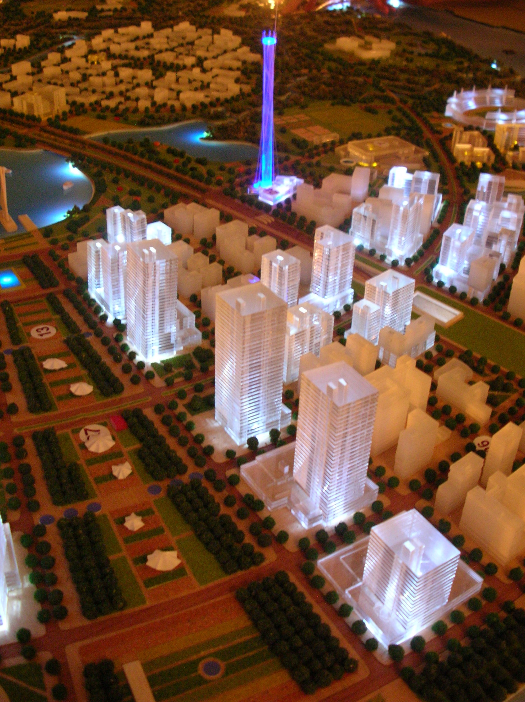 Mô Hình Kiến Trúc Thiết Kế Qui Hoạch Khu Đô Thị Mới Thủ Thiêm Tại Archi-Bao