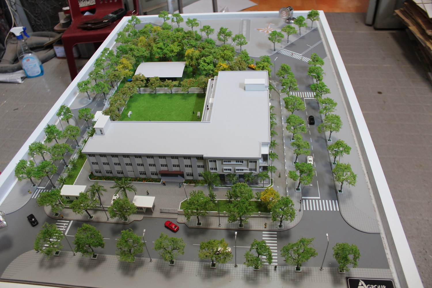 MÔ HÌNH KIẾN TRÚC TRƯỜNG HỌC QUỐC TẾ NGÔI SAO SÀI GÒN TẠI ARCHI - BAO