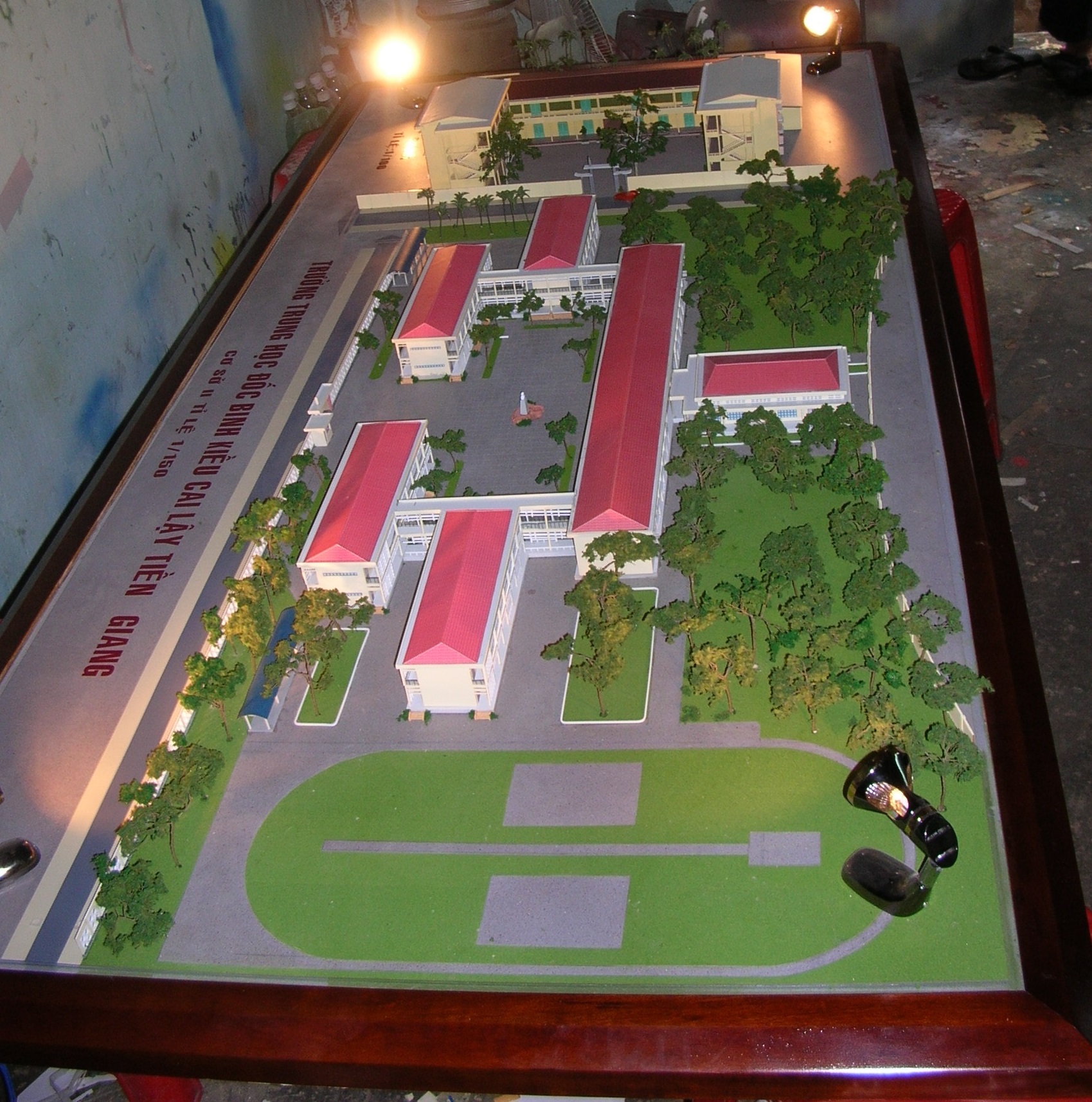 MÔ HÌNH KIẾN TRÚC TRƯỜNG THPT ĐỐC BINH KIỀU TIỀN GIANG TẠI ARCHI-BAO