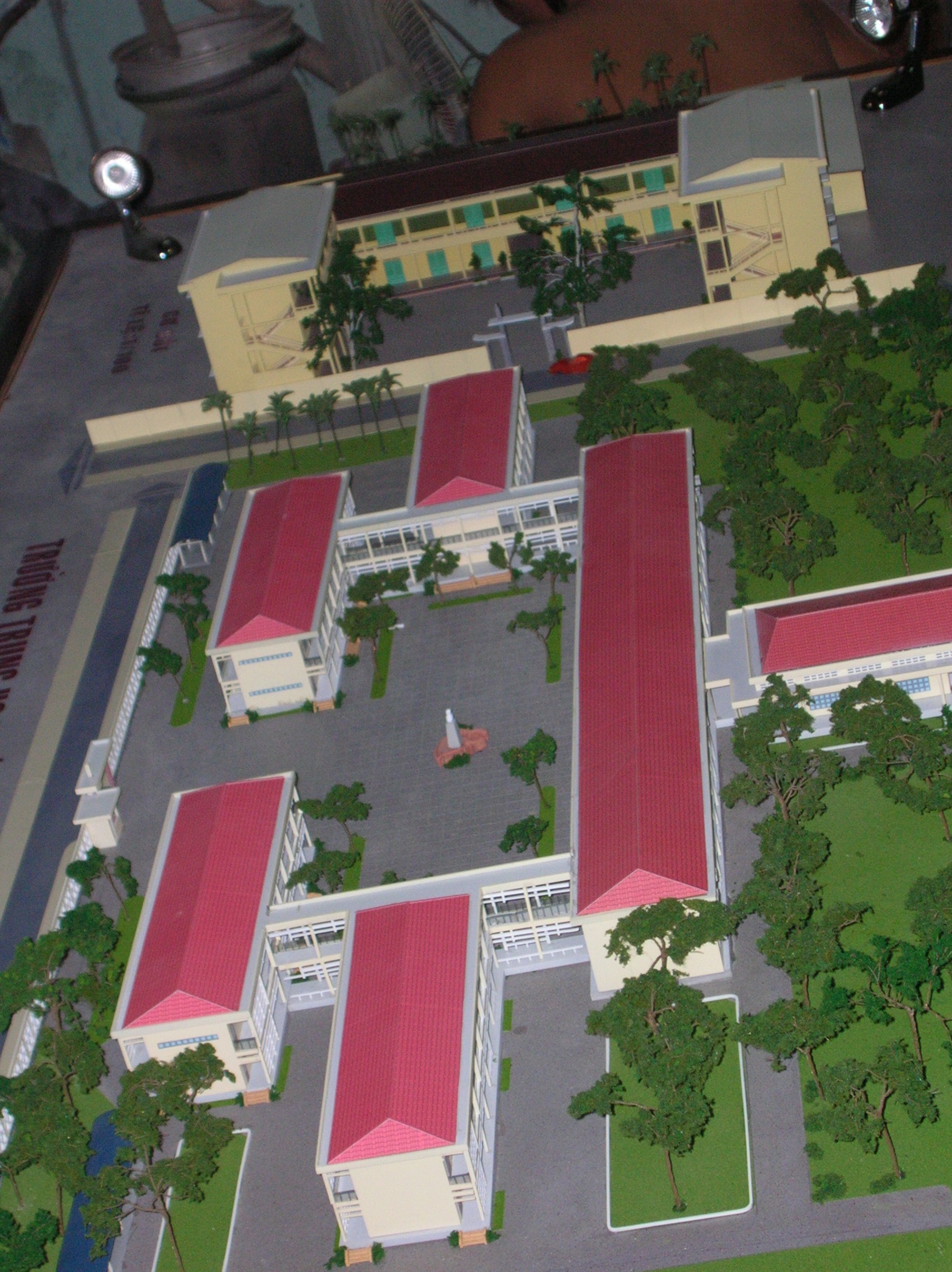 MÔ HÌNH KIẾN TRÚC TRƯỜNG THPT ĐỐC BINH KIỀU TIỀN GIANG TẠI ARCHI-BAO