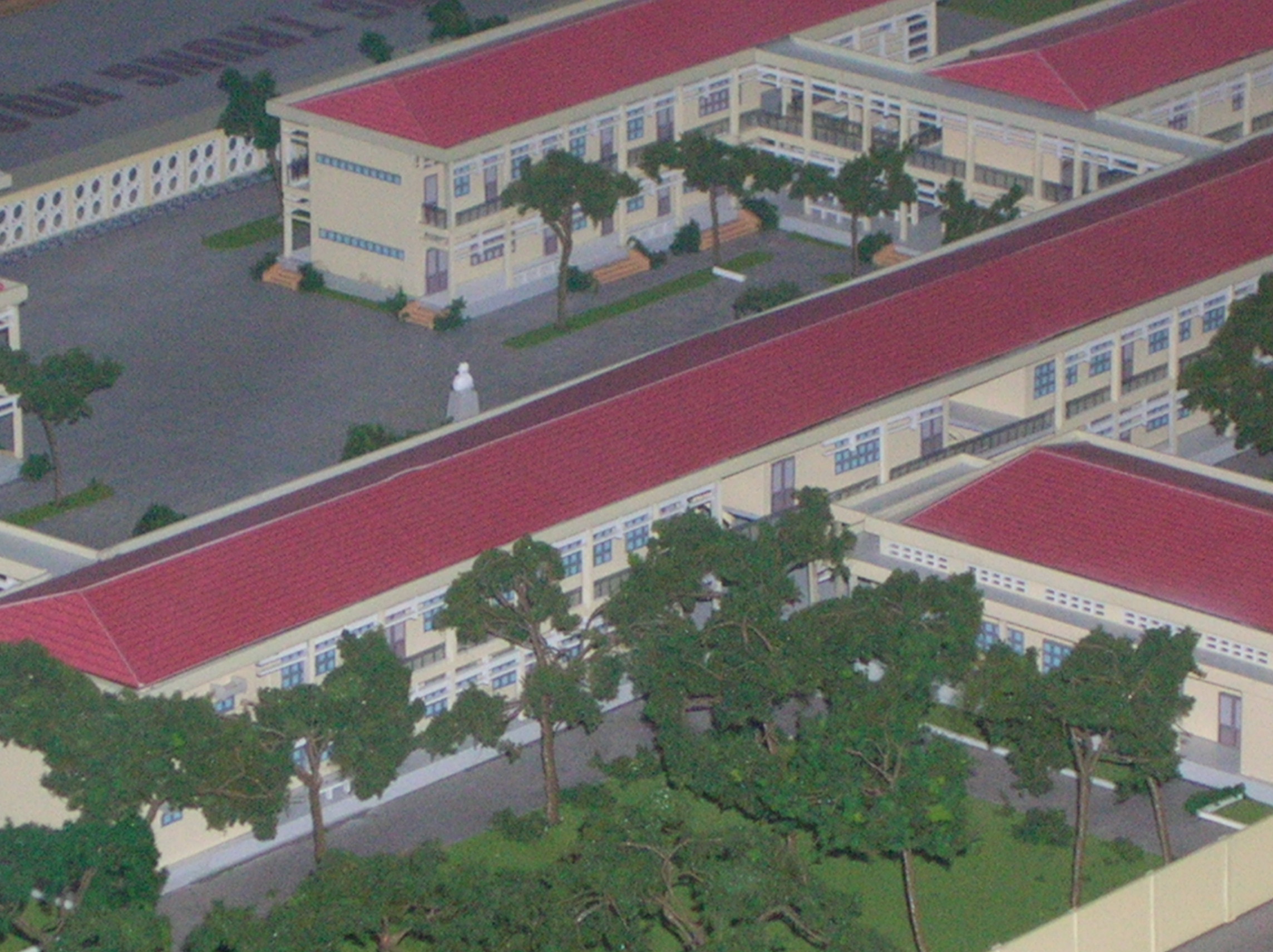 MÔ HÌNH KIẾN TRÚC TRƯỜNG THPT ĐỐC BINH KIỀU TIỀN GIANG TẠI ARCHI-BAO