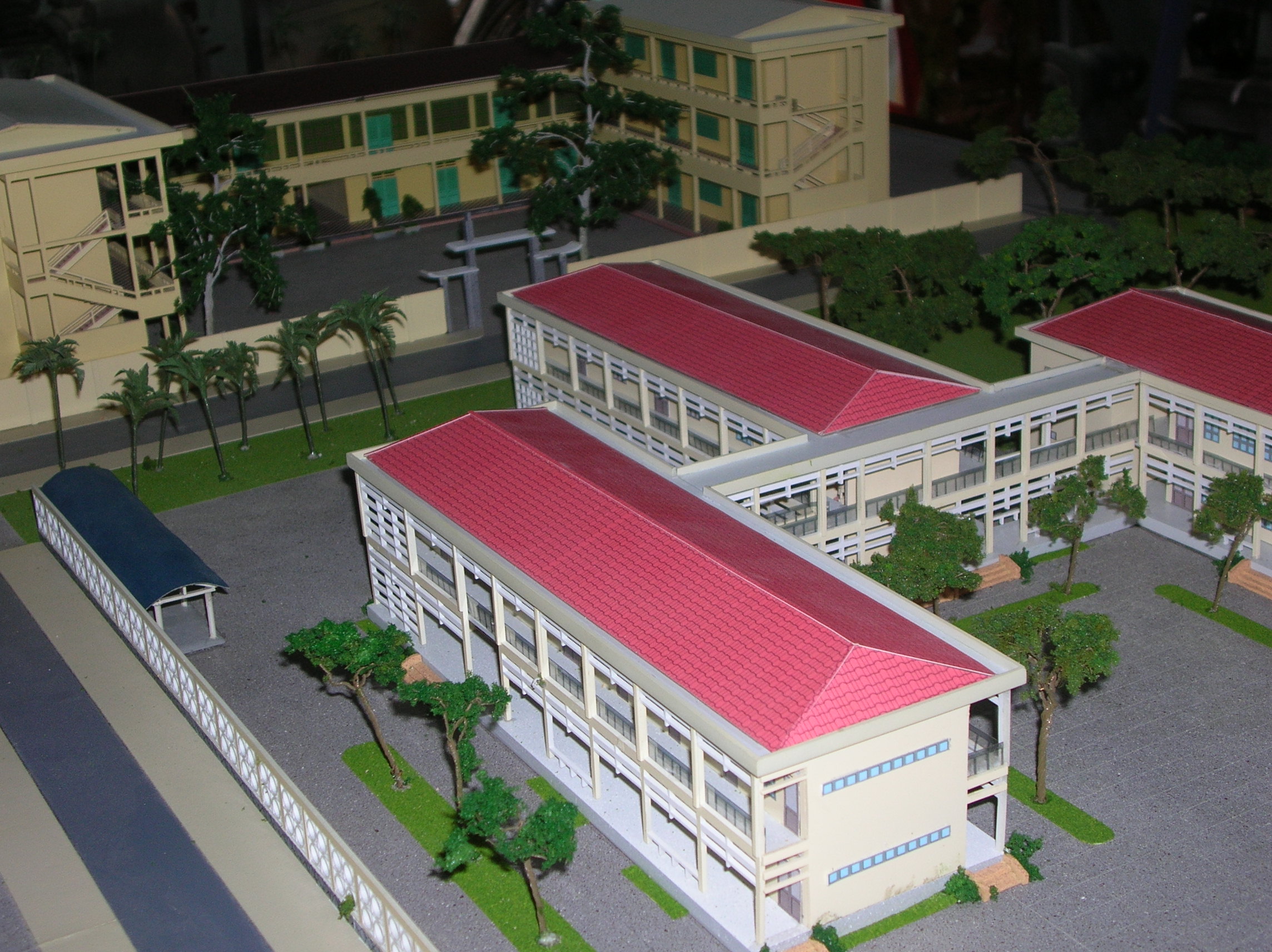 MÔ HÌNH KIẾN TRÚC TRƯỜNG THPT ĐỐC BINH KIỀU TIỀN GIANG TẠI ARCHI-BAO