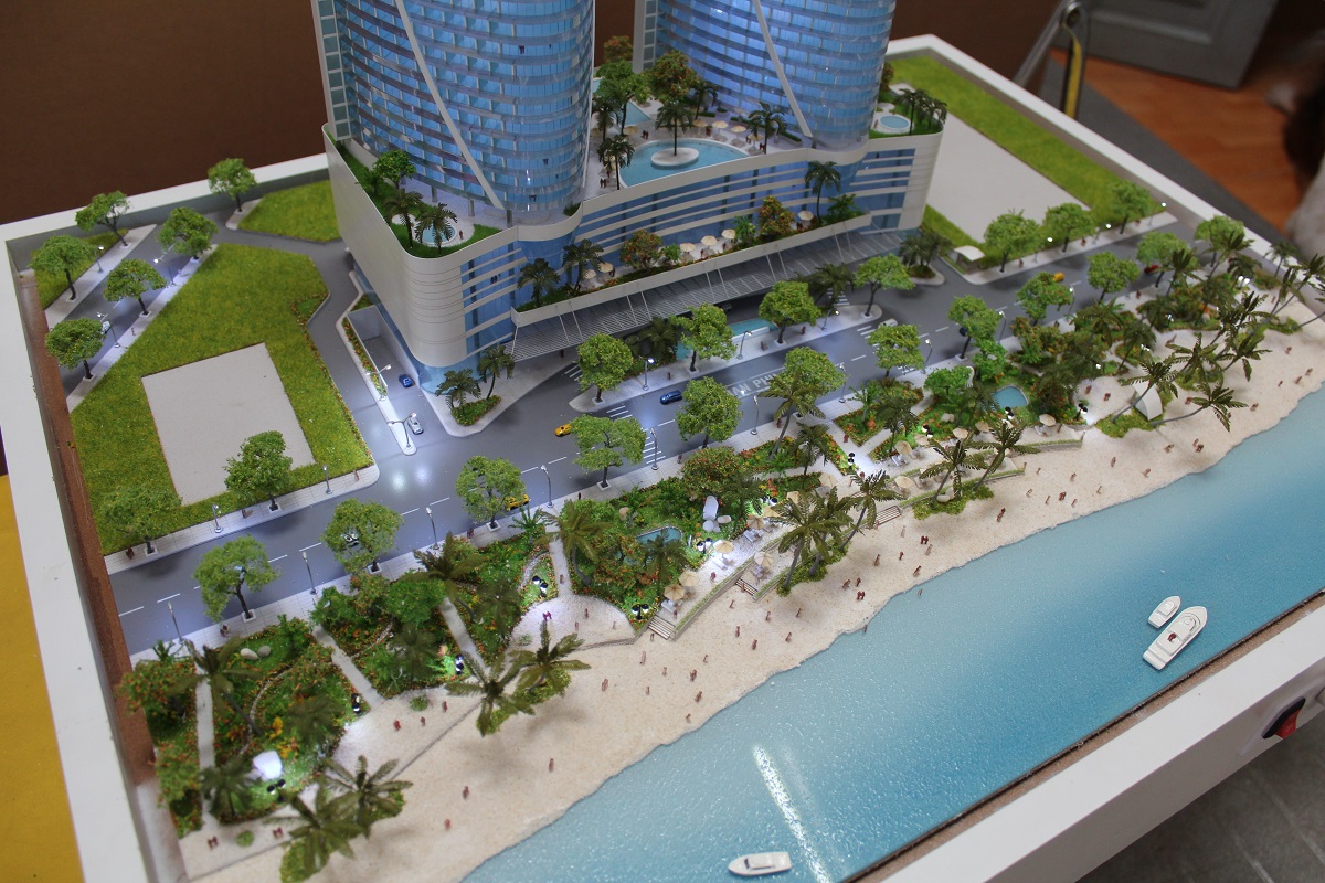 Mô Hình Kiến Trúc Phương Án Thiết Kế Tropicana Nha Trang Tại Archi - Bao