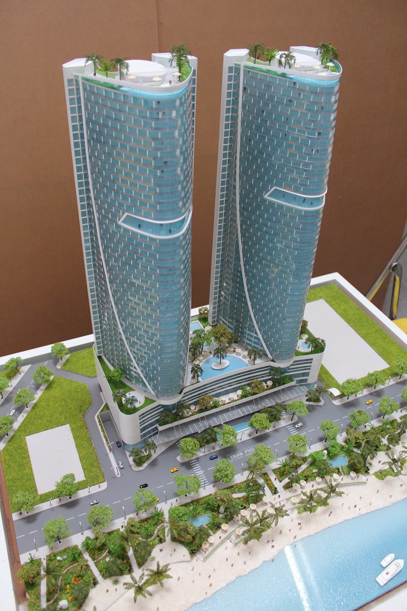 Mô Hình Kiến Trúc Phương Án Thiết Kế Tropicana Nha Trang Tại Archi - Bao
