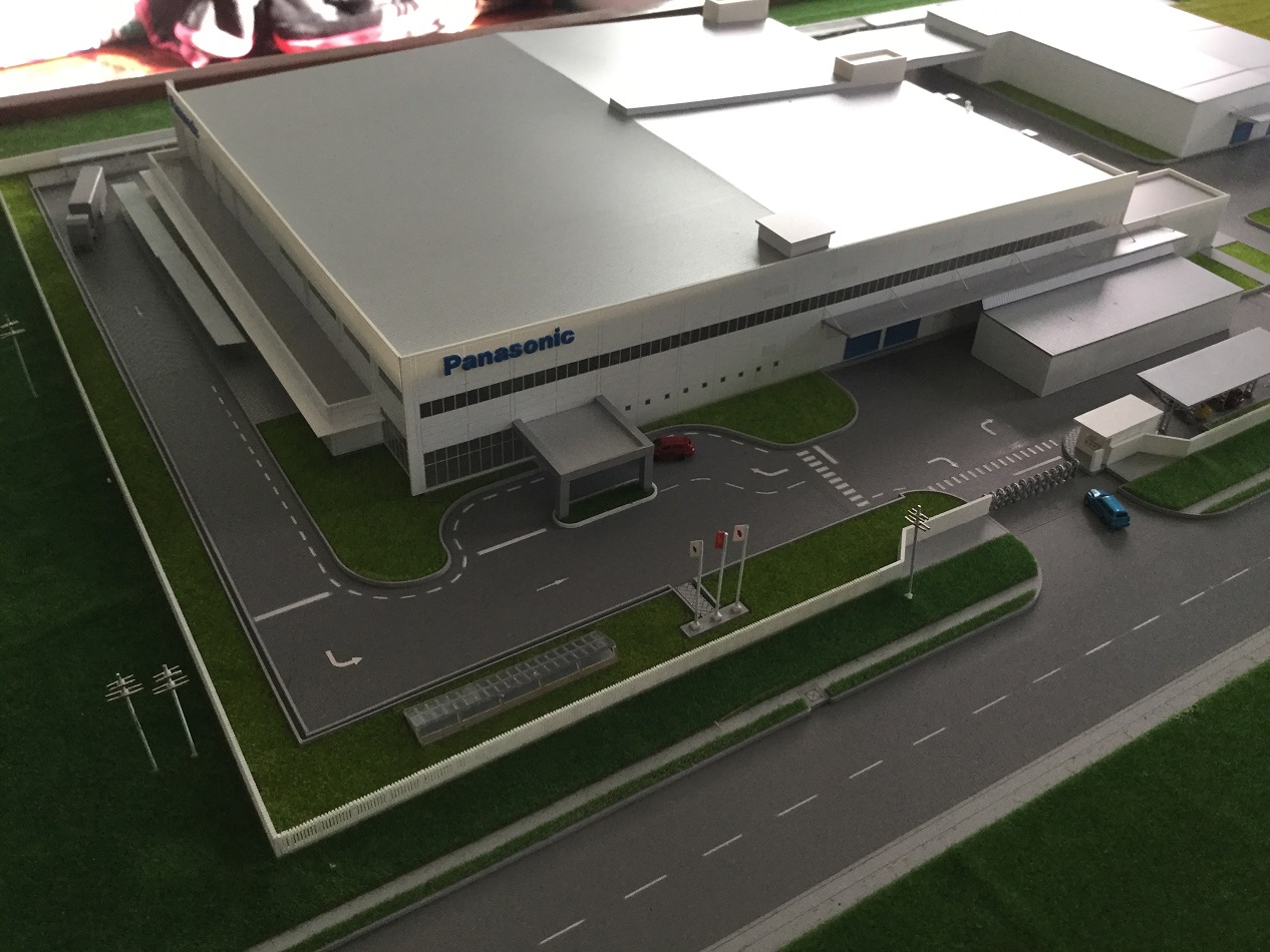 MÔ HÌNH KIẾN TRÚC NHÀ MÁY PANASONIC TP.HCM TẠI ARCHI-BAO