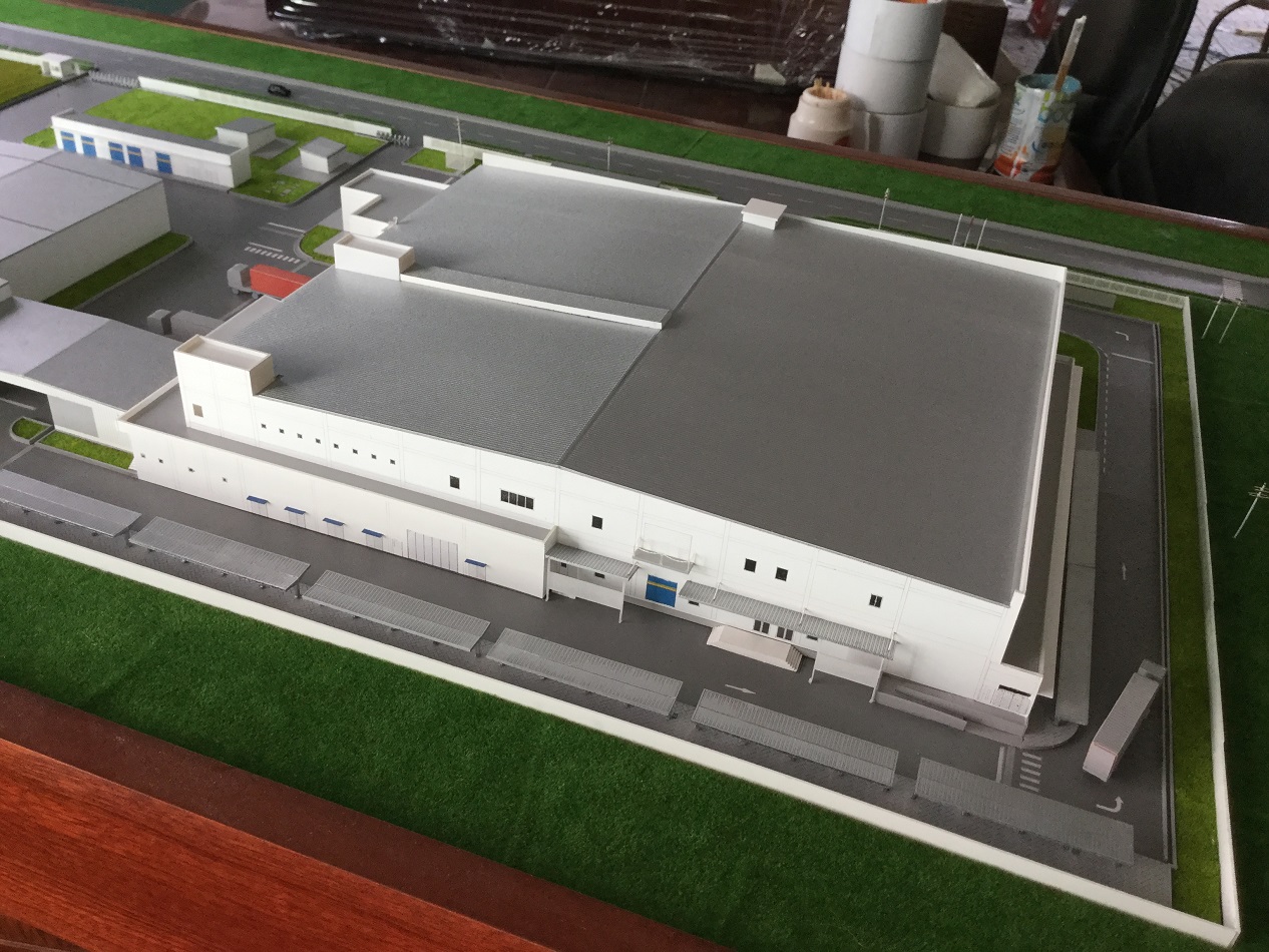 MÔ HÌNH KIẾN TRÚC NHÀ MÁY PANASONIC TP.HCM TẠI ARCHI-BAO