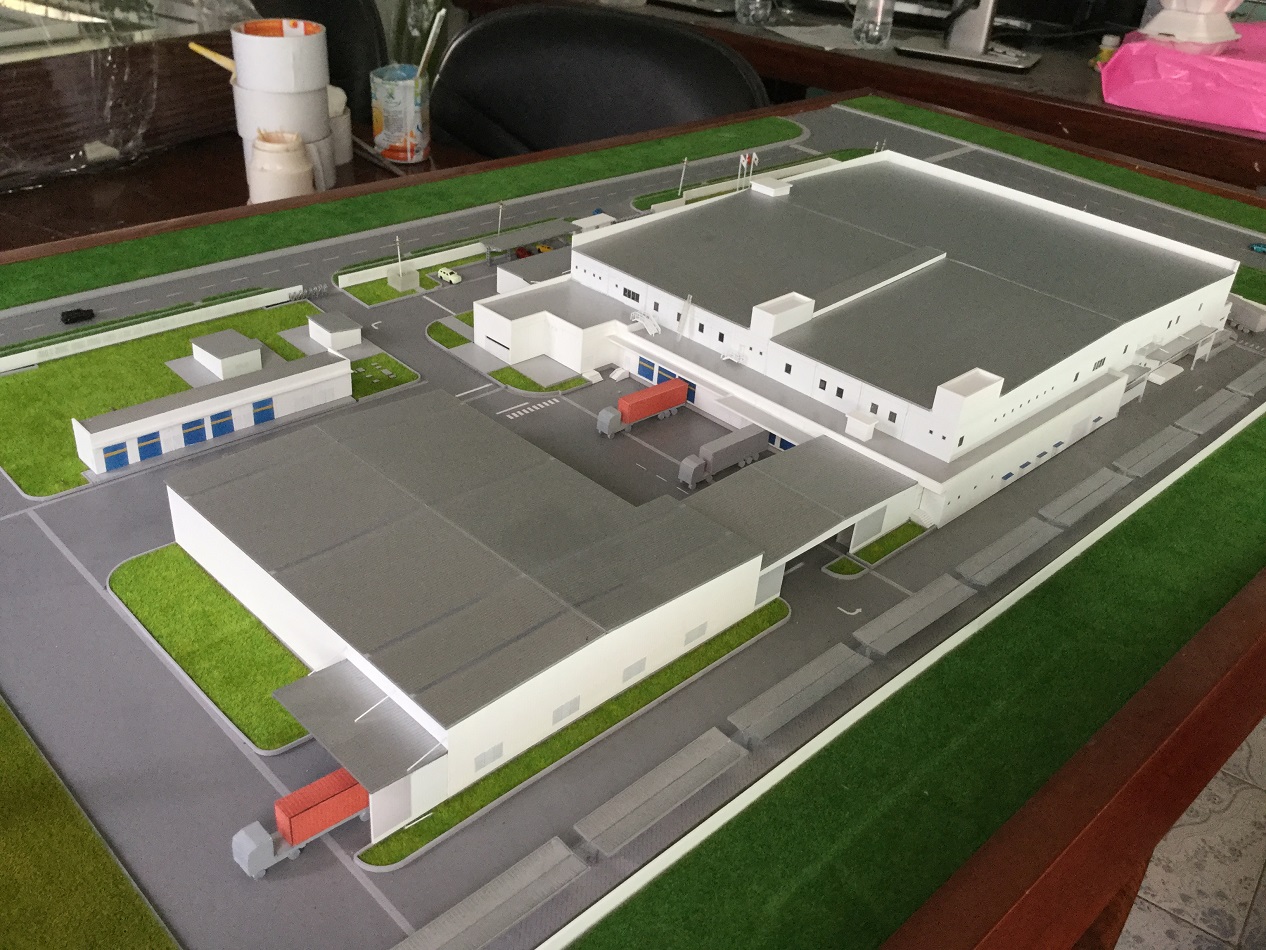 MÔ HÌNH KIẾN TRÚC NHÀ MÁY PANASONIC TP.HCM TẠI ARCHI-BAO