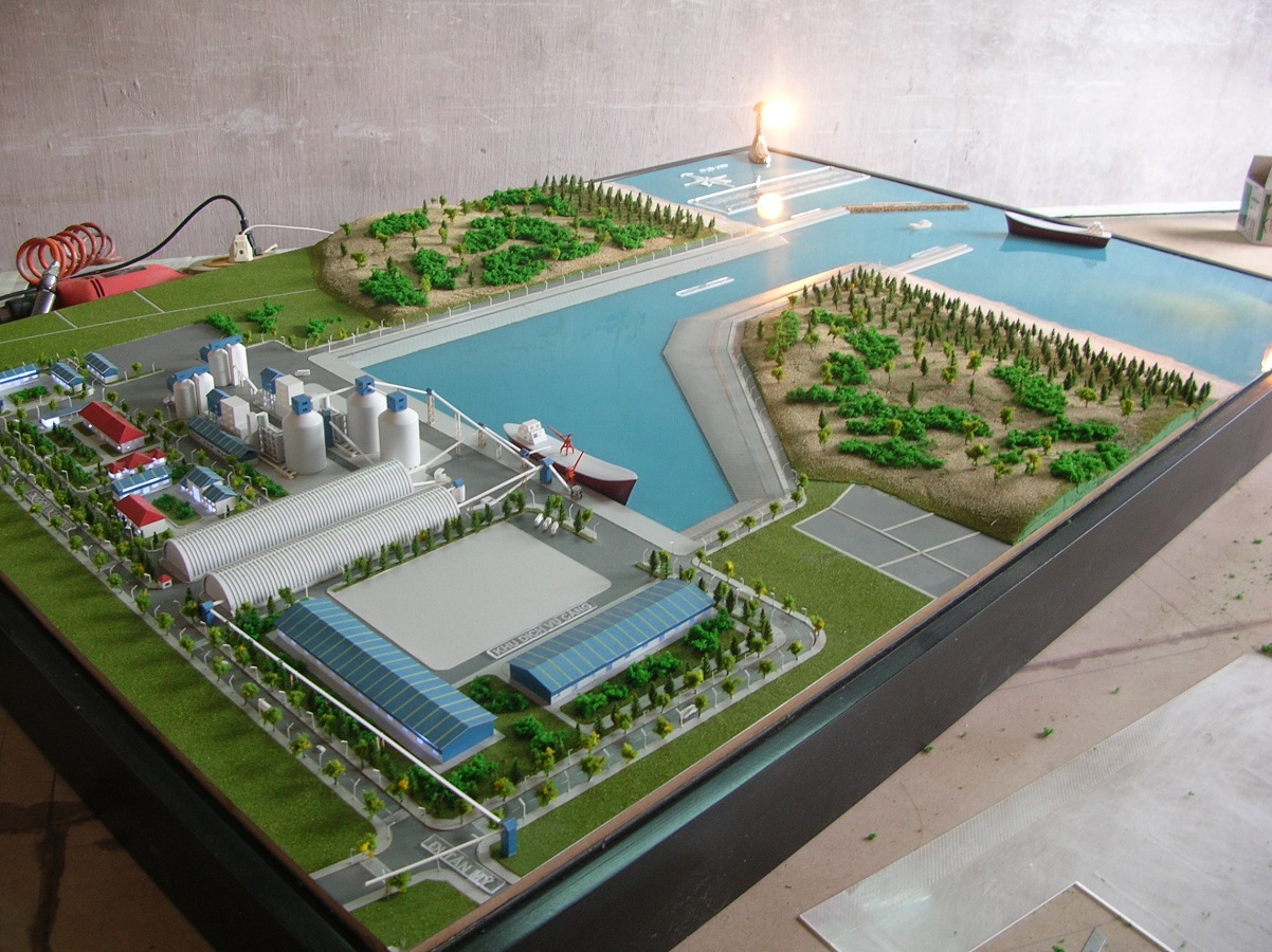 Sa Bàn Mô Hình Nhà Máy Clinke Quảng Trạch - Quảng Bình Tại Archi - Bao