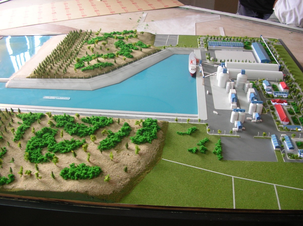 Sa Bàn Mô Hình Nhà Máy Clinke Quảng Trạch - Quảng Bình Tại Archi - Bao