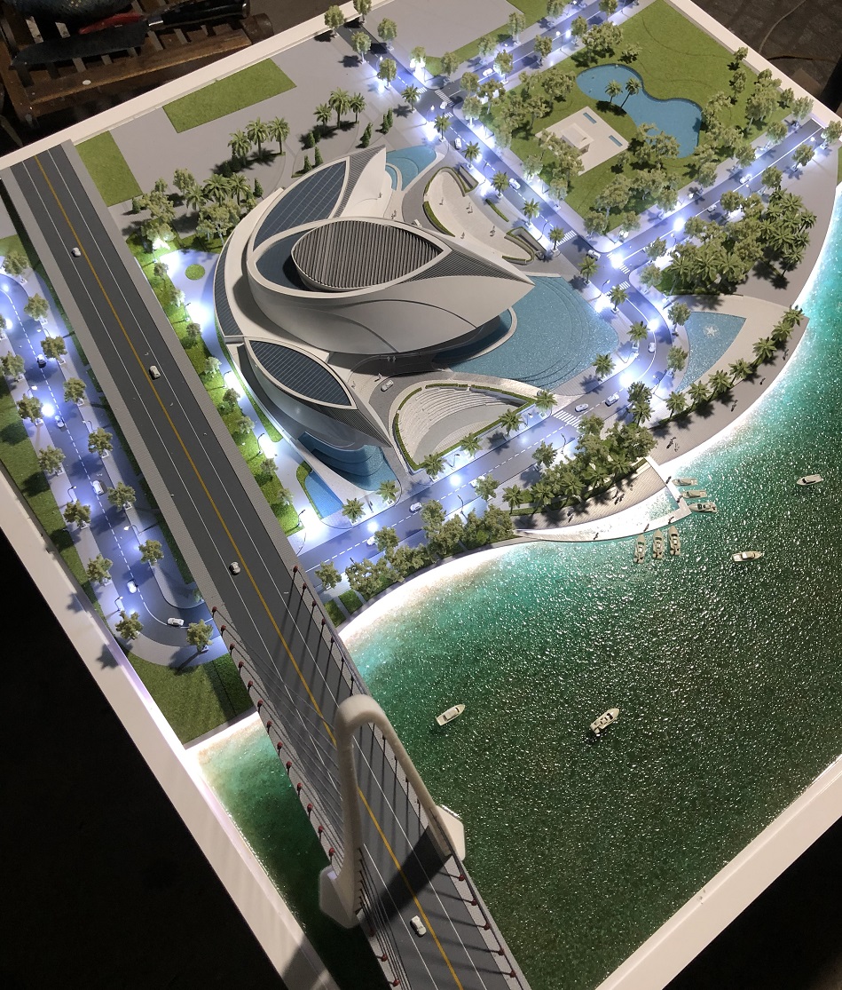 Mô Hình Phương Án Nhà Hát Thủ Thiêm tại archi bảo